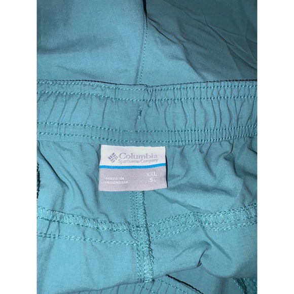 Columbia Womens XXL Sandy River Short II Teal Blue AL9550-330 NWT 5 Inch Inseam - Picture 10 of 11